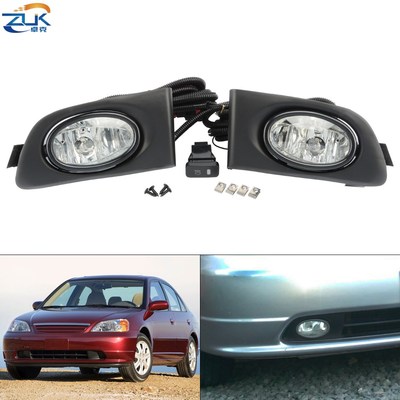 Car Front Bumper Fog Light Fog Lamp Upgrade Full Kit With Wi