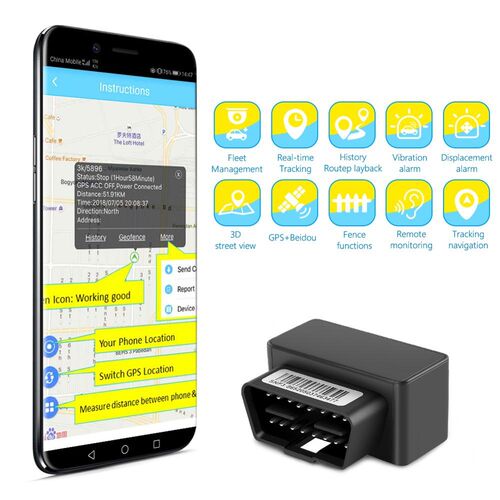 OBD II GPS Tracker Car G 16 Pin OBD2 Tracking Device Rastrea