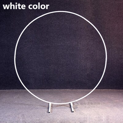 Metal Wedding Arch Round Frame Iron Circle Background Backdr