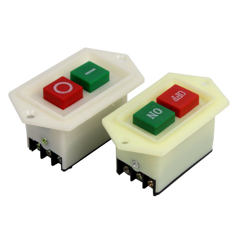 1pc 380v lc3 5 5a/lc3 10 10a on off push button switch 2 po
