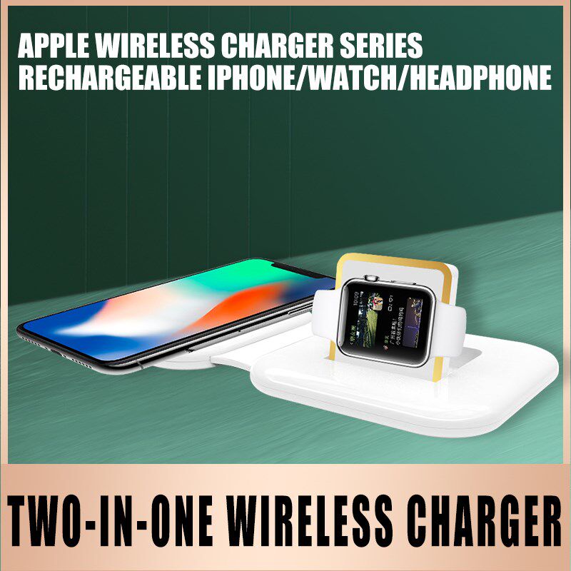 2 in 1 Wireless Charging Stand For Apple Watch 6 5 4 3 iPho
