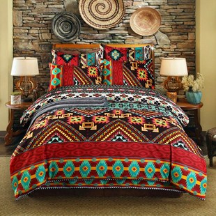 Bohemian 3d comforter bedding set queen size duvet cover bed