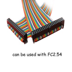 10M 60 pin Flat Color Rainbow Ribbon IDC Cable 60p Wire Colo