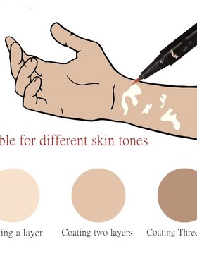 Hidden Skin Vitiligo Waterproof Long lasting Natural White