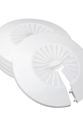 5p Plastic Wall Hole Duct Cover Shower Faucet Plug Decorati