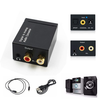 USB Powered Toslink RCA Stable Decode Digital To Analog Aud