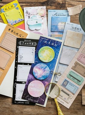 Ticket Natural Time Memo Pad Sticky Notes Shopping Check Li