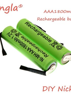 Original 1.2V AAA rechargeable battery 1800mah AAA ni-mh cel