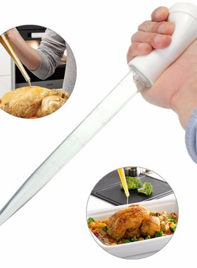 30ml Clear Tube Baster Syringe Pump Pipe For Chicken Turkey
