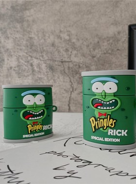 3D Pringles Potato chips cucumber Case For Airpods 1 2 3 Pr
