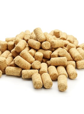 Hot-100Pcs Straight Wood Corks Wine Stopper Wood Bottle Stop