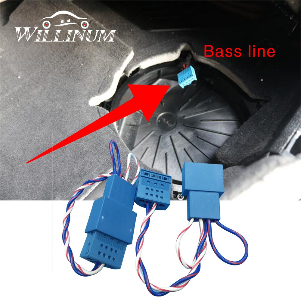 Car subwoofer Wiring fit for BMW F10 F11 F07 F20 F30 F32 F02