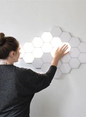 hrisdar DIY Quantum lamp Hexagons Modular ouch Sensor Night