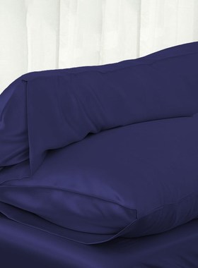 Silky Satin Pillow Cases Bedding Fitted Pillowcase Silk Like