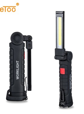 Portable Spotlight COB Foldable Searchlight 5 Modes Lampe LE