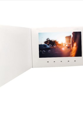 7 Inch New Video Brochure Cards for Presentations Digital A