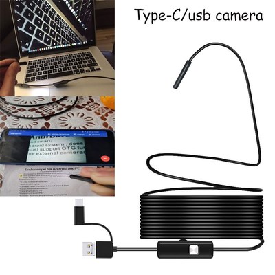 1080P Endoscope 8mm Lens USB/Type-C PC Android Endoscope Cam