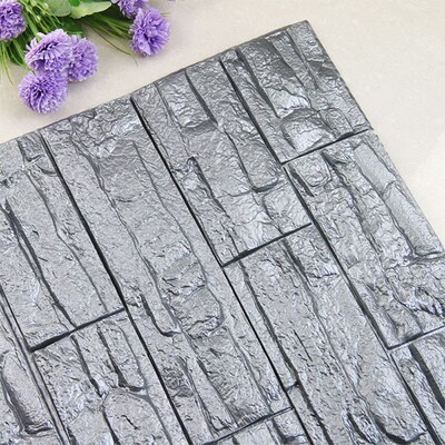 70*38cm New DIY 3D Brick PE Foam Wallpaper Panels Room Decal