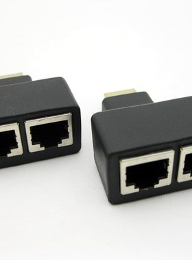2 pieces 30M HDMI Dual RJ45 CAT5E CAT6 TP LAN Ethernet HDMI