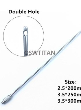 2 Holes Liposuction Cannula stardard/Flat head Double hole
