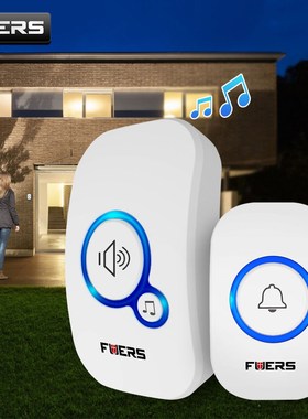 Fuers Wireless Doorbell Welcome bell Home Chime Door bell Al