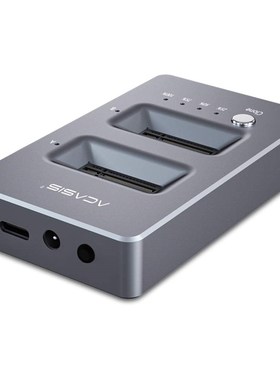 NVME Dual Bay Enclosure Clone Docking Station M.2 to  C SB3
