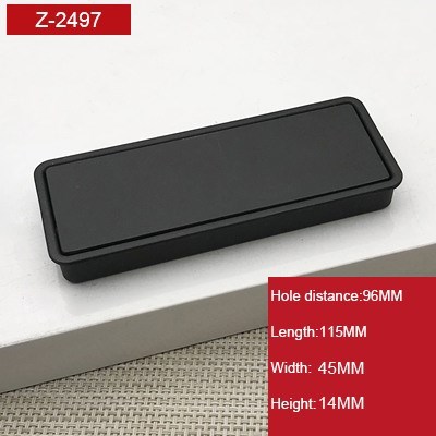 Simple Concealed Zinc Alloy Knob and Handle Drawer Pull Mode