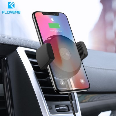 FLOVEME Qi Car Wireless Charger For iPhone 11 Pro XS Max Sa