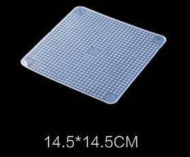 3PCS Transparent Silicone Cover Refrigerator Plastic Wrap Gr