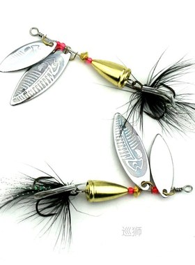 1pc 7.8cm 11g hard metal trolling spinnerbaits wobbler pike