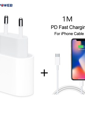 18W USB Type C Quick Charger Adapter For iPhone 11 pro Xs M