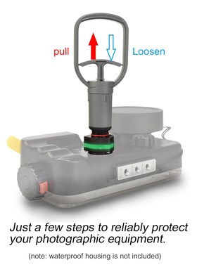 Seafrogs VPS-100 VP-100 Waterproof Vacuum Pump Test System f