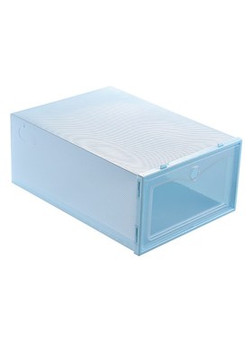 Transparent Flip-Open Cover dustproof  Stackable Storage Box