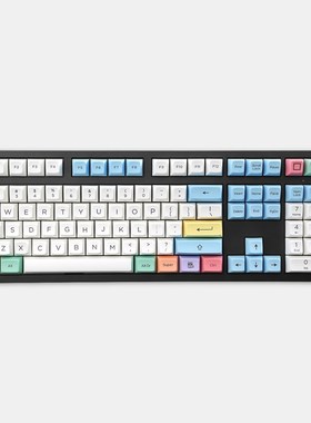 SA profile Dye Sub Keycap Set PBT plastic crayon chalk for