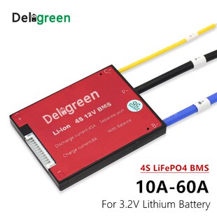 3.2v LifePO4 BMS 4S 12V 15A 20A 30A 40A 50A 60A PCM/PCB/BMS