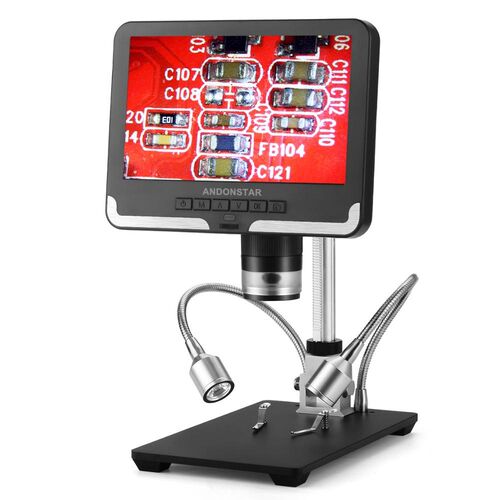 Andonstar AD206 LCD Digital Microscope with screen 7 inch fo