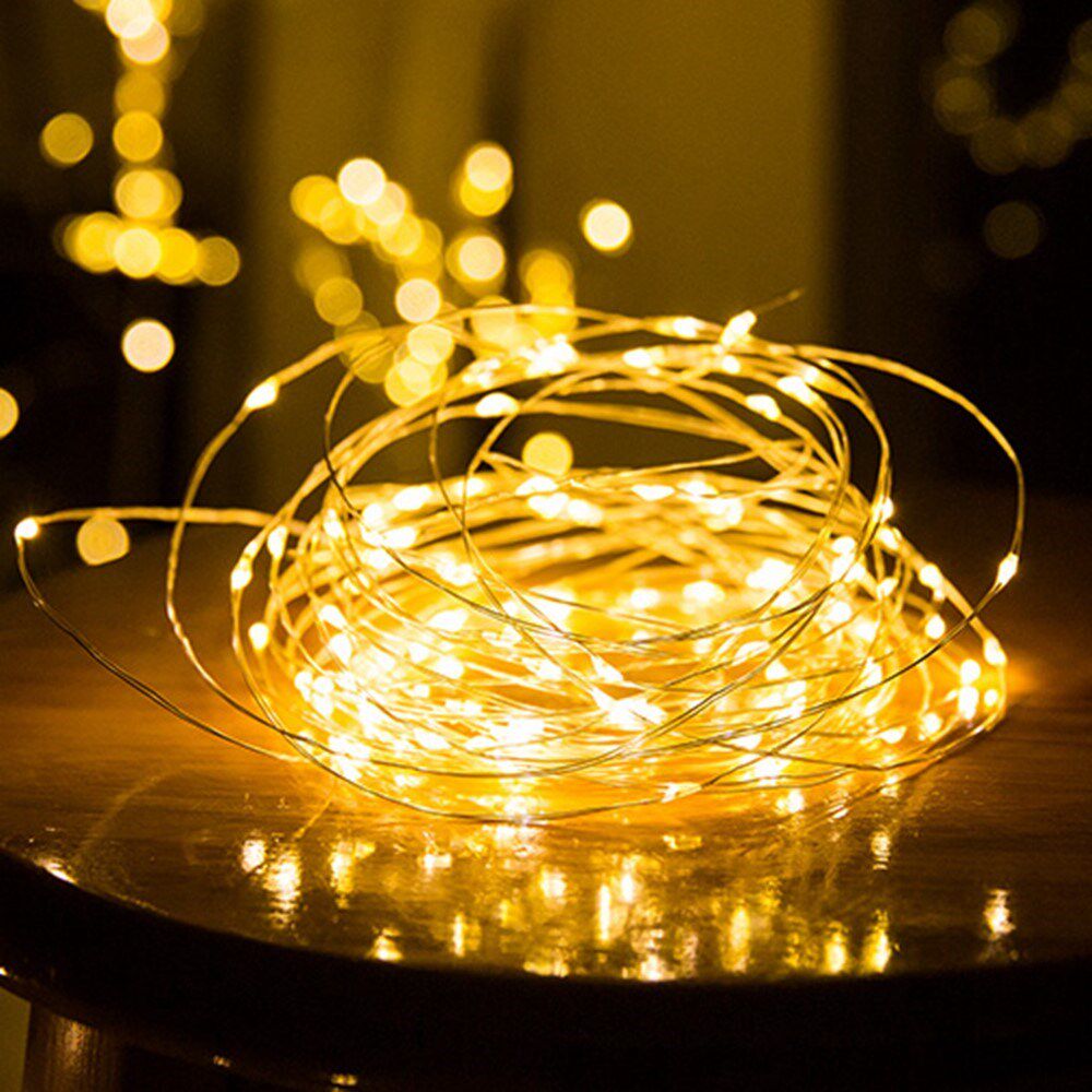 1-10m led string lights copper wire fairy lights night light