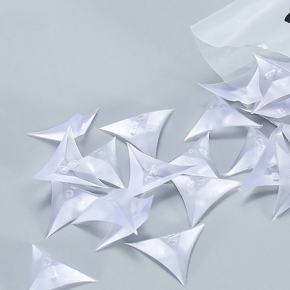 50pcs triangle transparent crystal dust-proof corner for hom