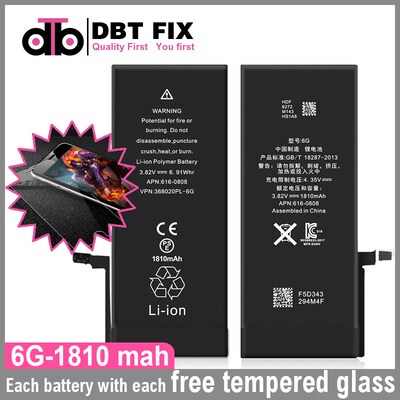 5pcs/lot AAAAAA Quality Battery For iPhone4 4S 5 5S 5C 6G 6P