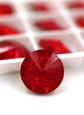 New arrival 12mm K9 pointback glass rhinestones high quality