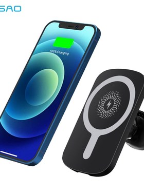 Magnetic Wireless Car Charger for iPhone 12 Mini 12 Pro Max