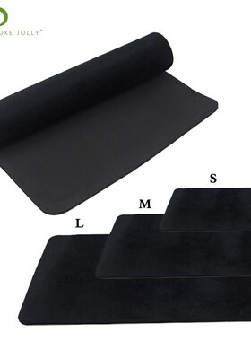 3 Sizes Black Professional Poker Card deck Mat Pad close up