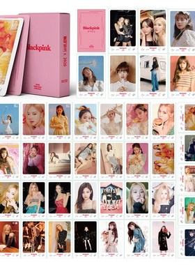 54pcs/set Kpop blackpink LOMO Card New album photo card Jiso