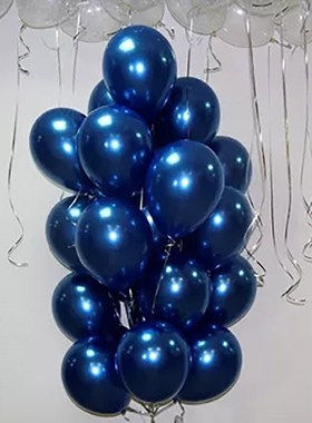 30pcs 5/10/12inch Ink Blue Latex Balloons Dark Blue Helium