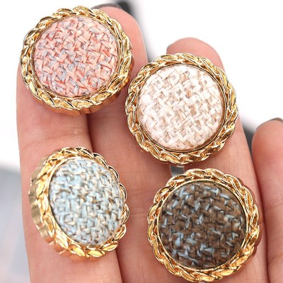 6 Pieces 20mm 25mm Vintage Fashion Brand Buttons for Women C