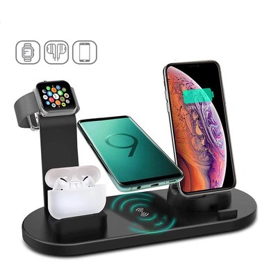 4 in 1 Wireless Charging Induction Charger Stand For iPhone