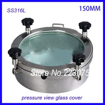 New arrival 150mm SS316L Circular manhole cover with pressu