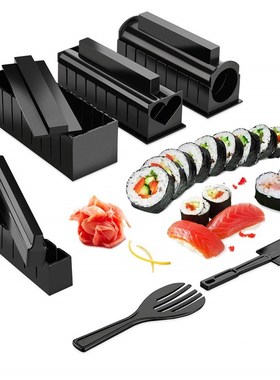 10 Pcs/Set DIY Sushi Making Kit Roll Sushi Maker Rice Roll M