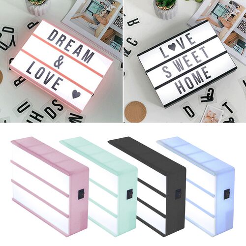 USB Port Powered Cinema Lightbox A4/A6 Size LED Combination