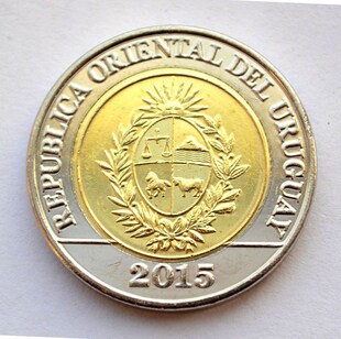28mm Uruguay 2015 ,100% Real Genuine Comemorative Coin,Orig